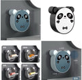 Wall Mounted Cute Panda Soap Dish Holder  – Punch-Free Plastic Soap Box Rack for Bathroom & Kitchen Storage (Random color)